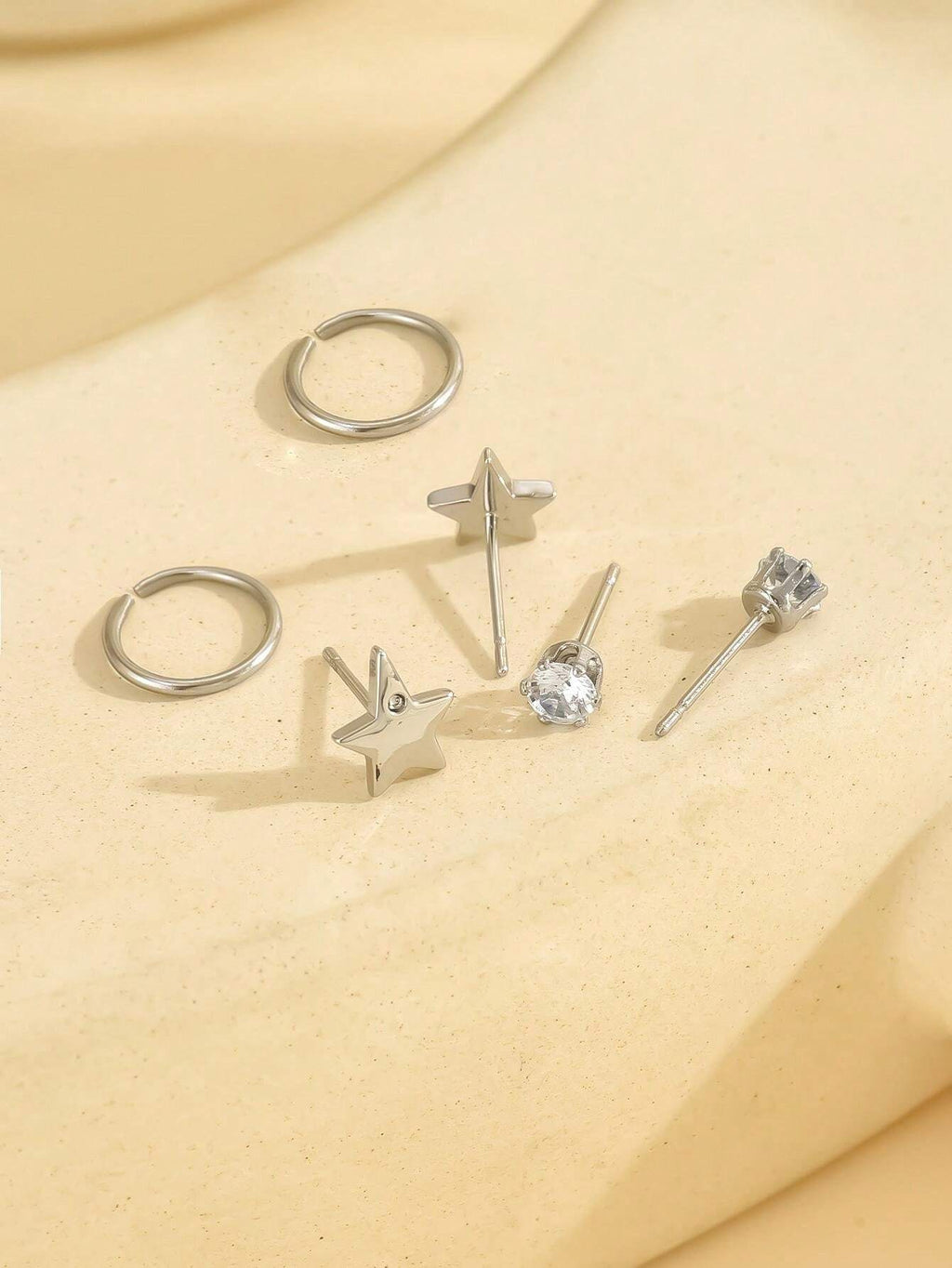 16062 2b-01-05 Aretes Minimalista 3 Pzas