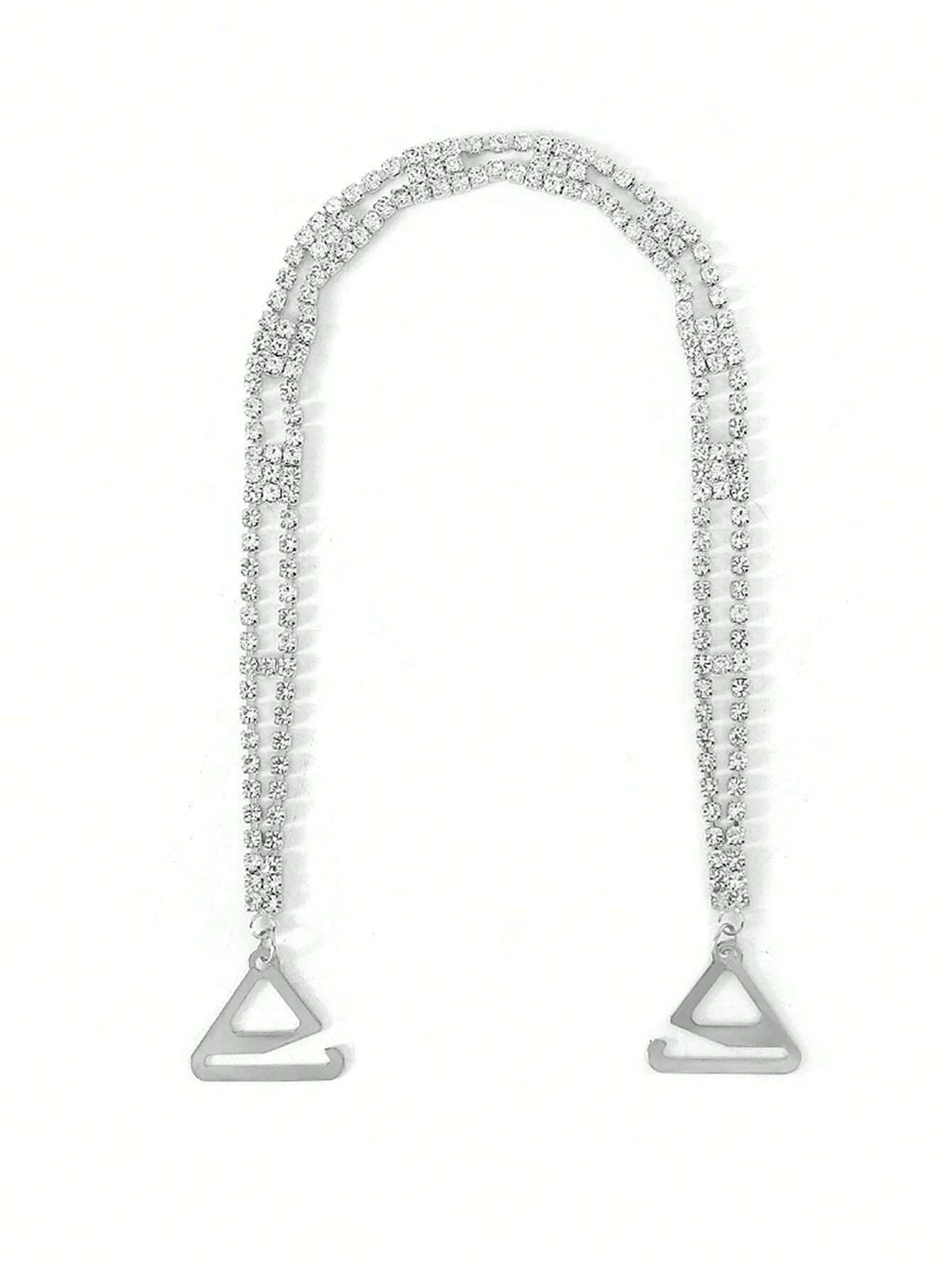 15174 1b-019 Correa de sostén brillante de imitación de cristal de alta calidad 1 pieza