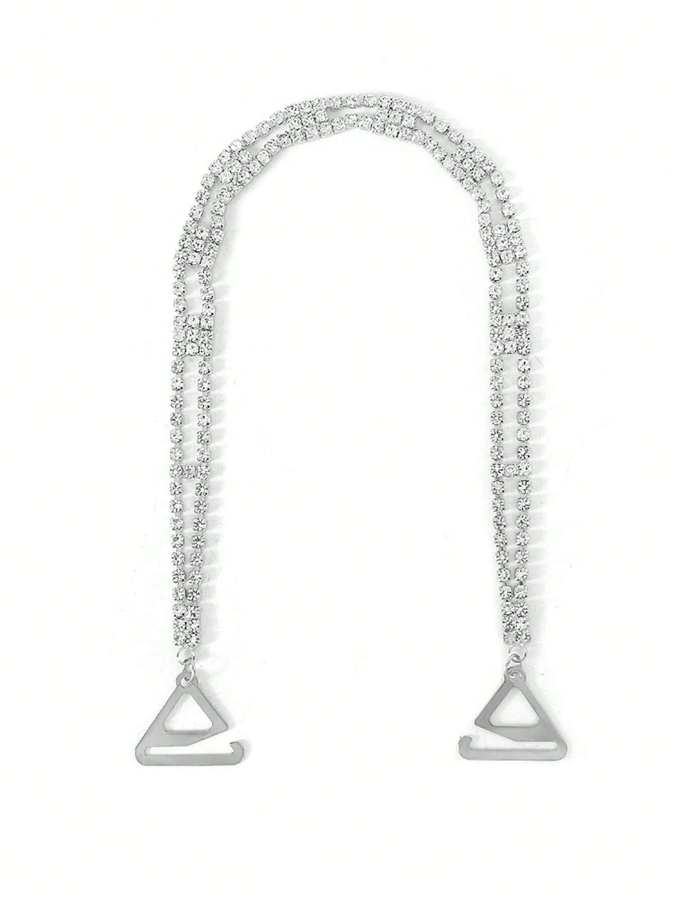 15174 1b-019 Correa de sostén brillante de imitación de cristal de alta calidad 1 pieza