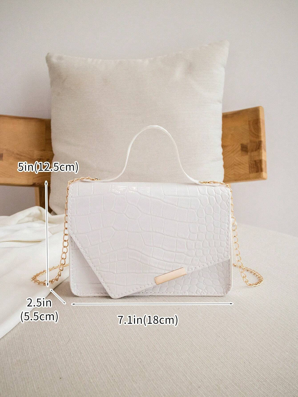 15660 1c-01-05 Bolso cuadrado de moda 1 Pza