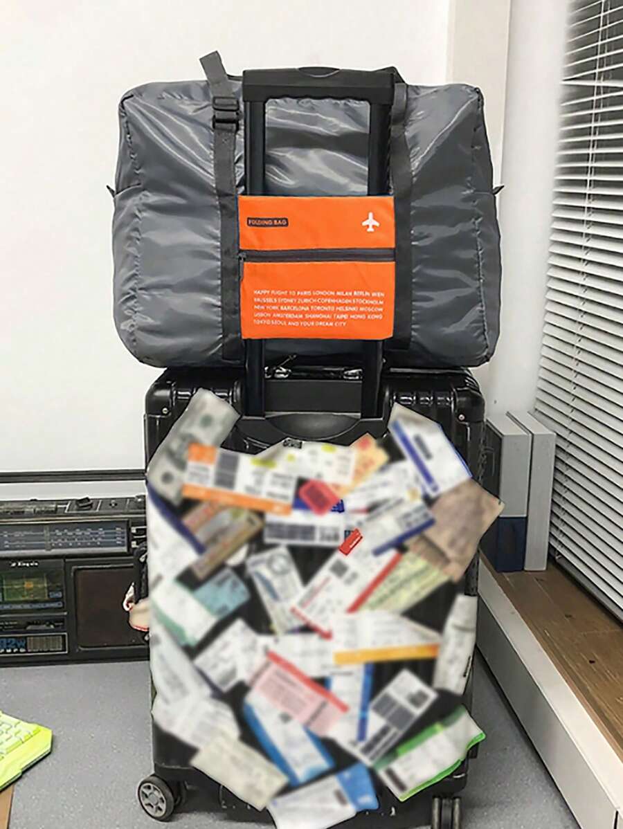 14687 1t-010 Bolsa plegable multifuncional portátil para almacenamiento de viaje