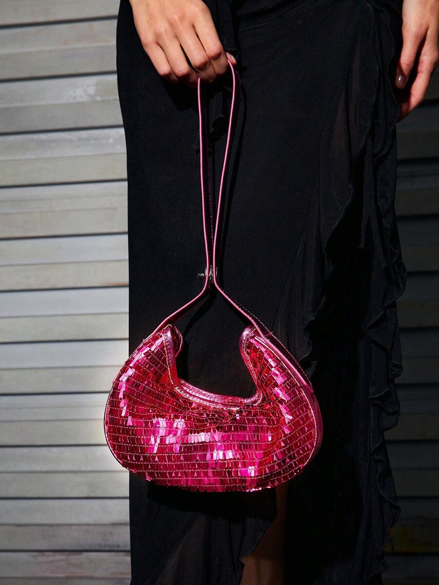 14819 1c-02-07 Bolso rosa brillante