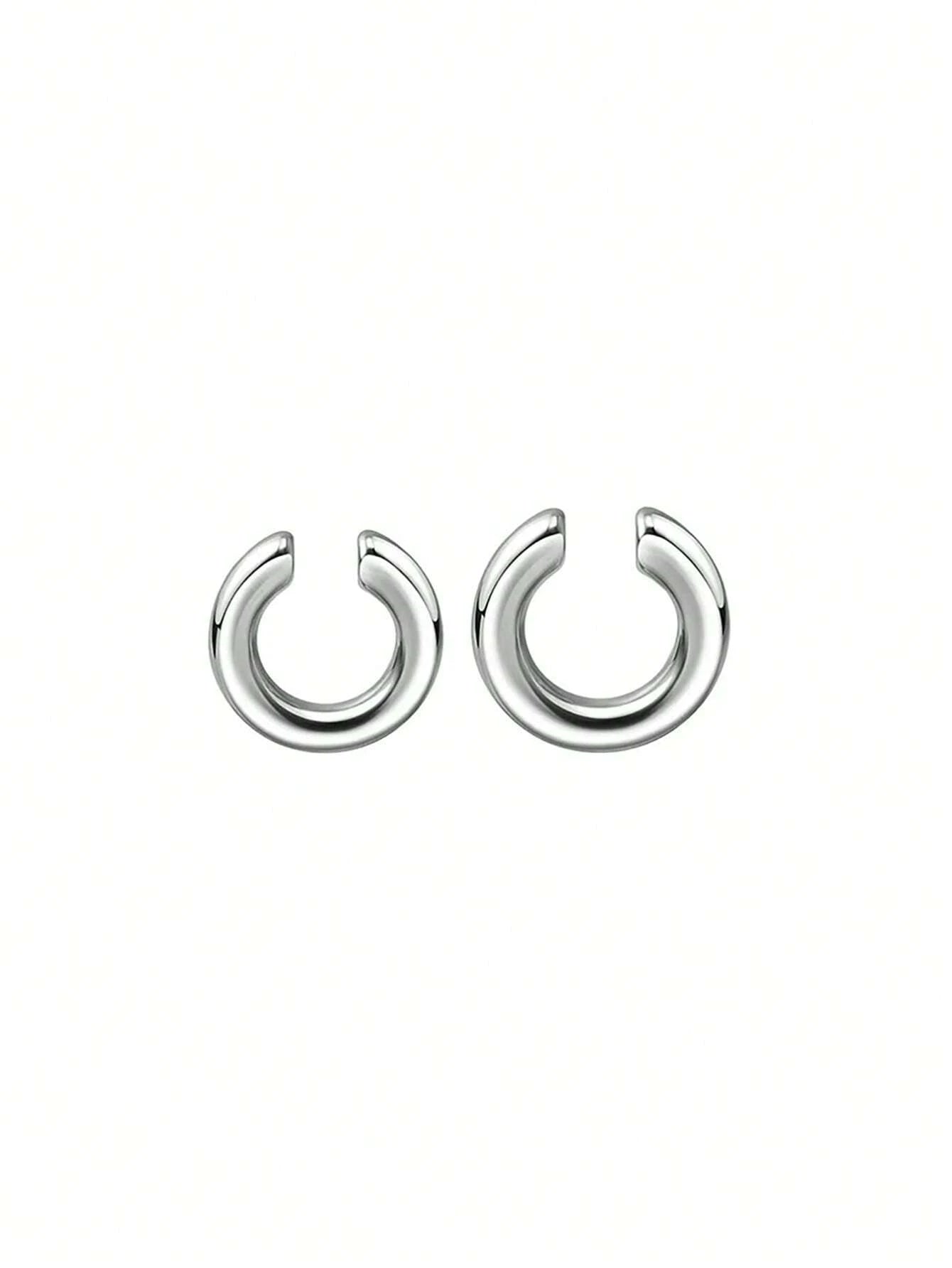 14300 1b-01-01 Cuff de oreja minimalista 2 Pzas