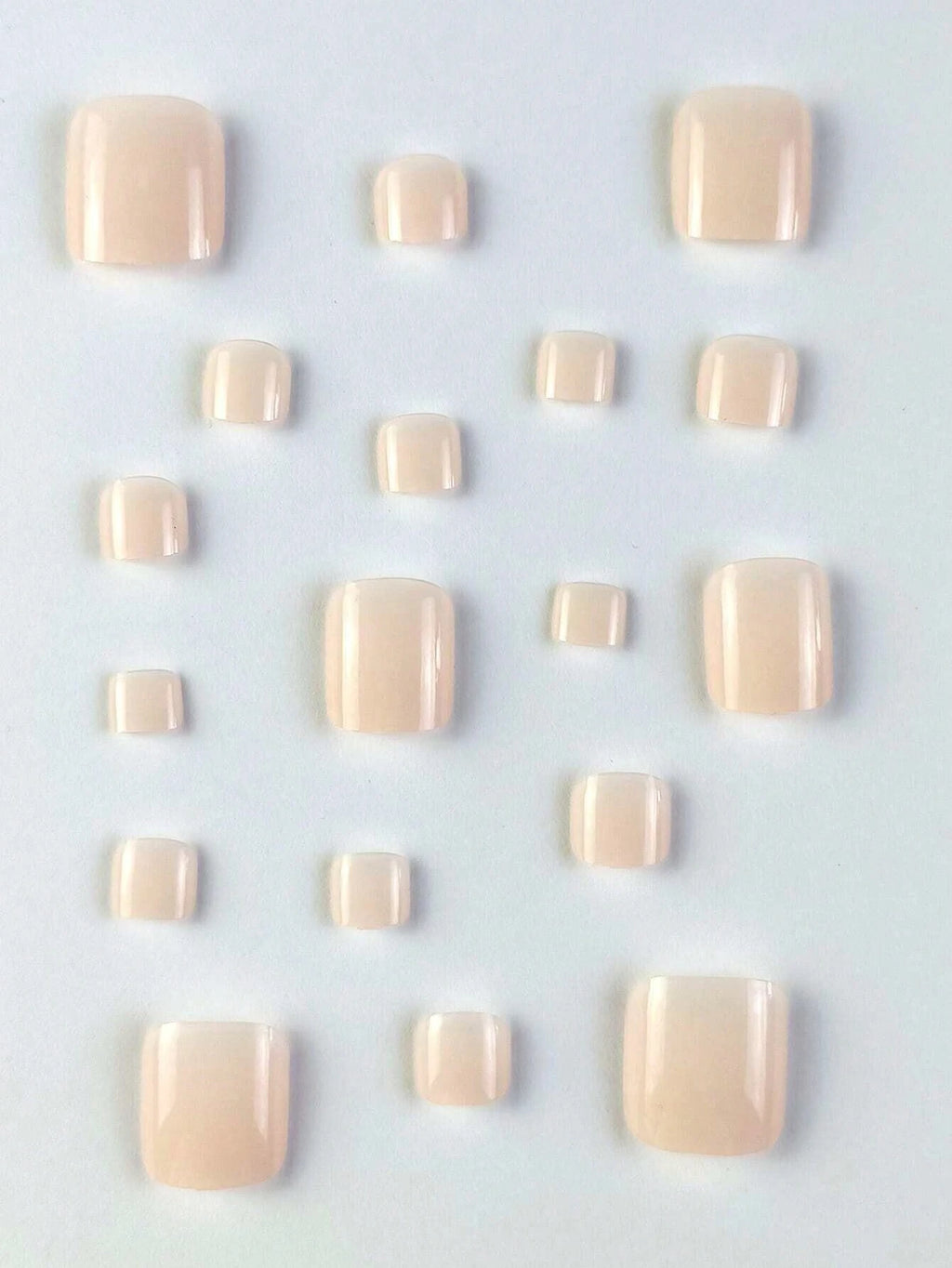 18535 1b-174 Uñas postizas para dedos de los pies 124 Pzas