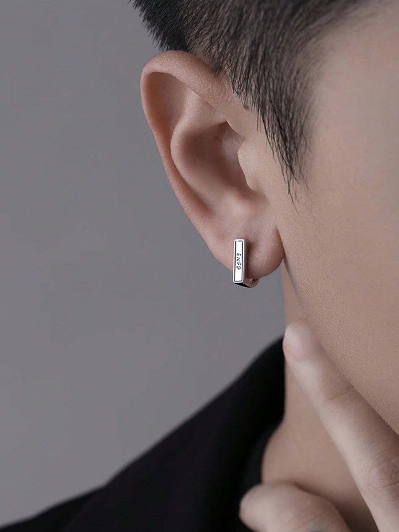 15106 1b-05-03 Pendientes Hombres 2 Pzas