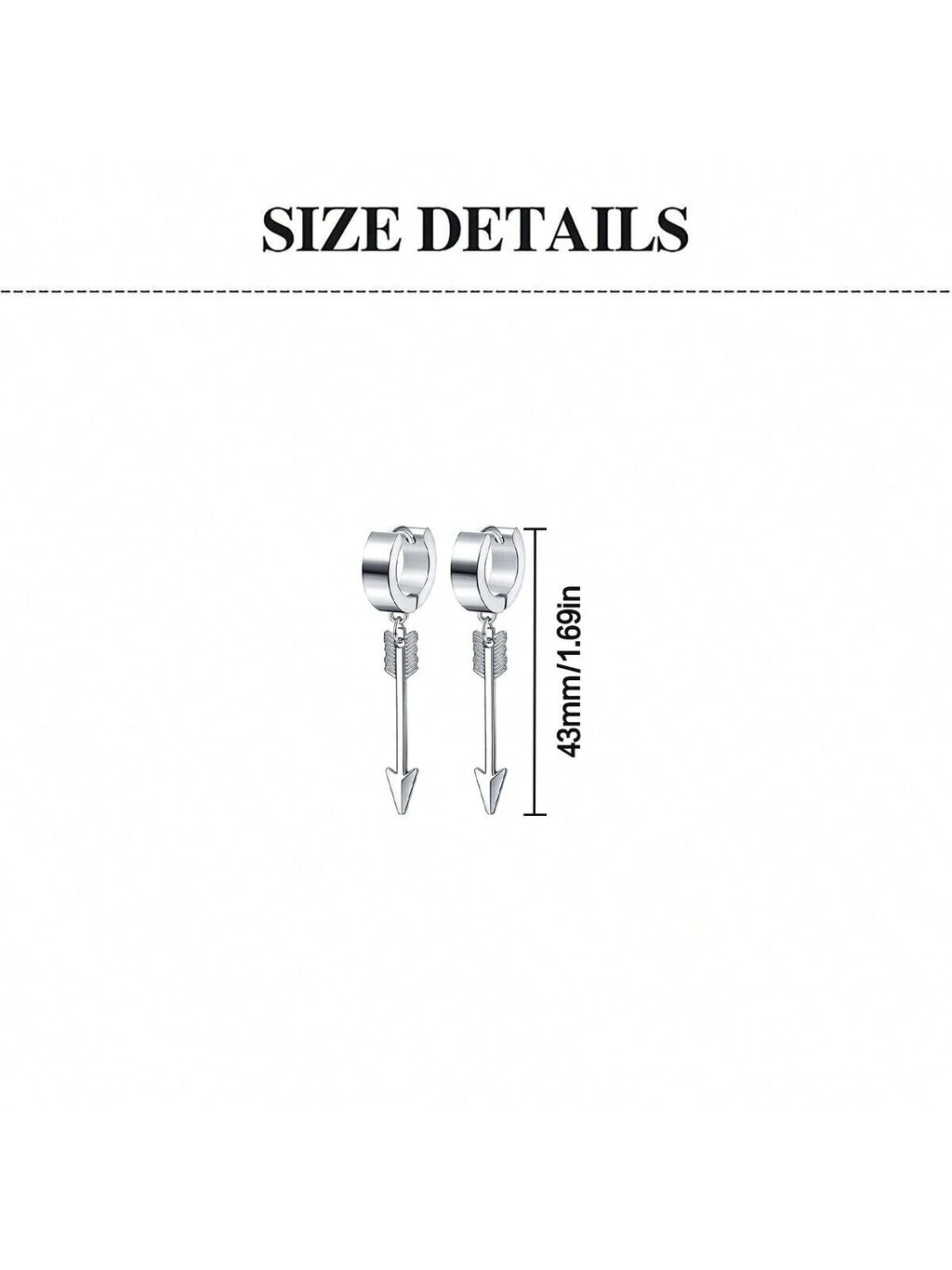 16067 1b-074 Pendientesde moda 4 Pzas