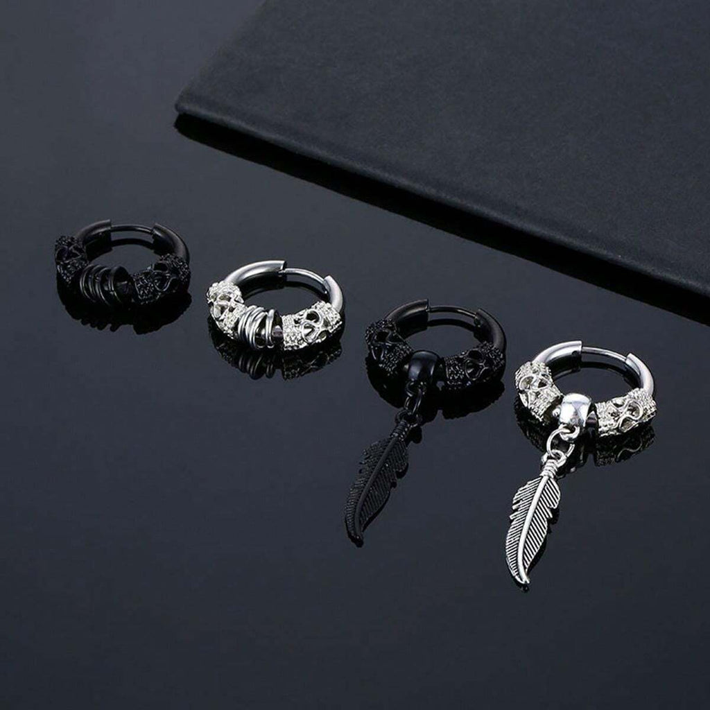 16064 1b-057 Pendientes de moda 4 Pzas