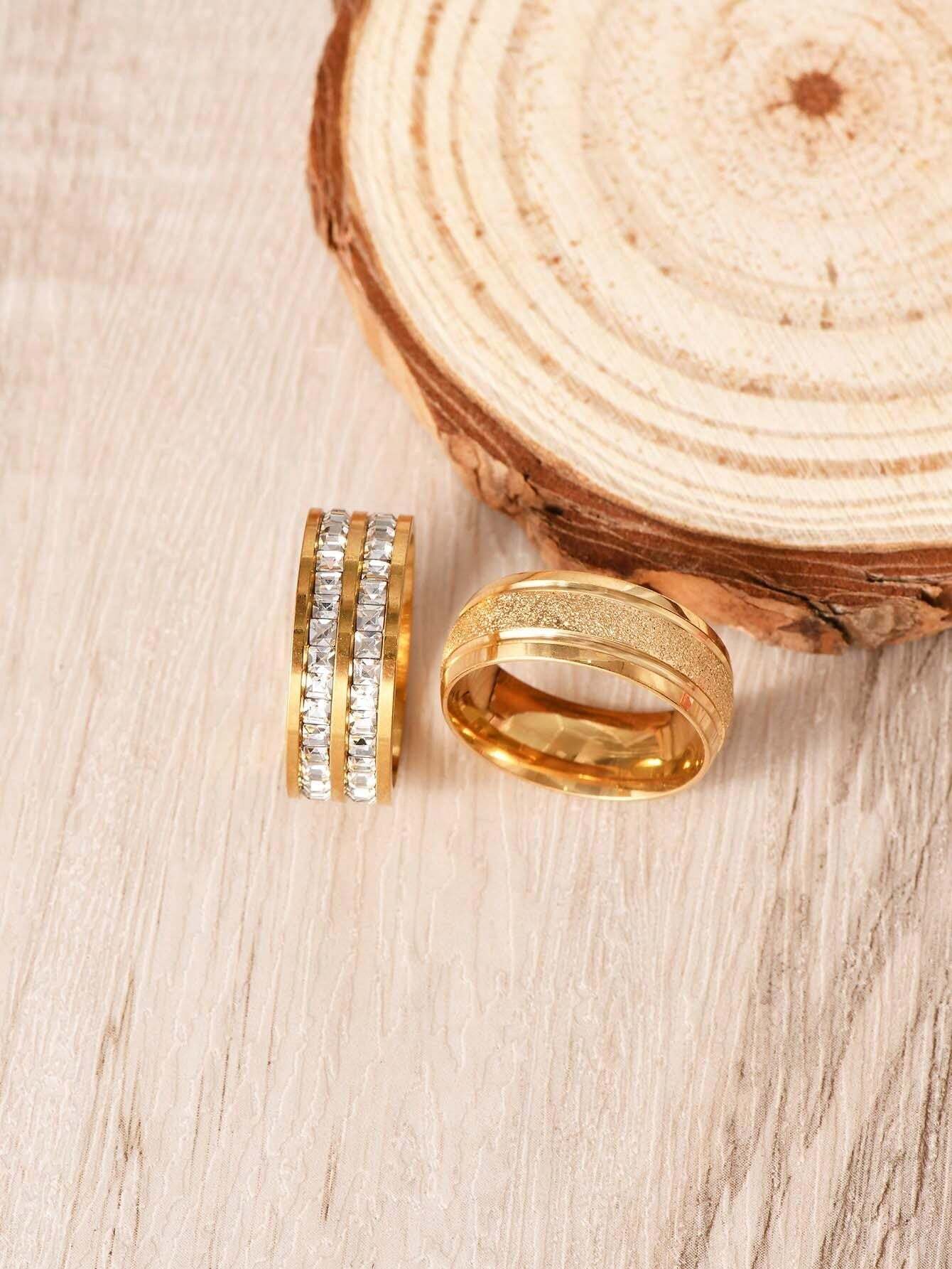 14957 1b-01-01 Anillos para hombres 2 Pzas