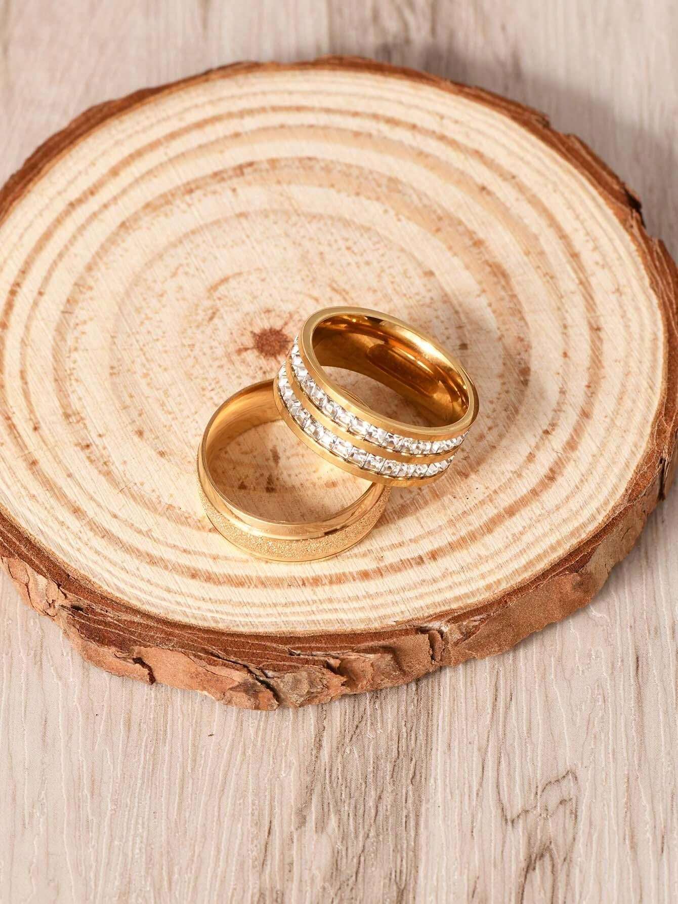 14957 1b-01-01 Anillos para hombres 2 Pzas