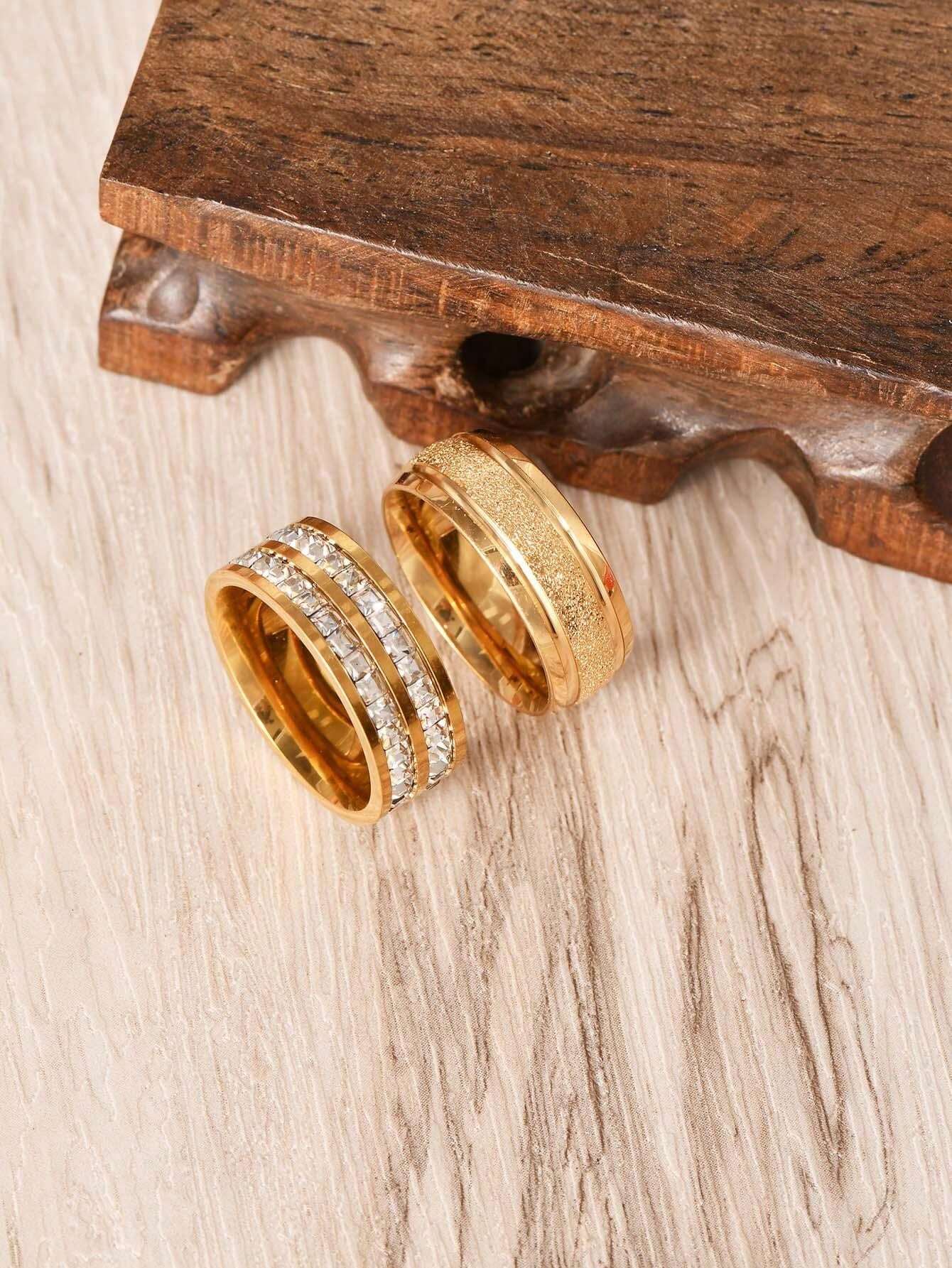 14957 1b-01-01 Anillos para hombres 2 Pzas