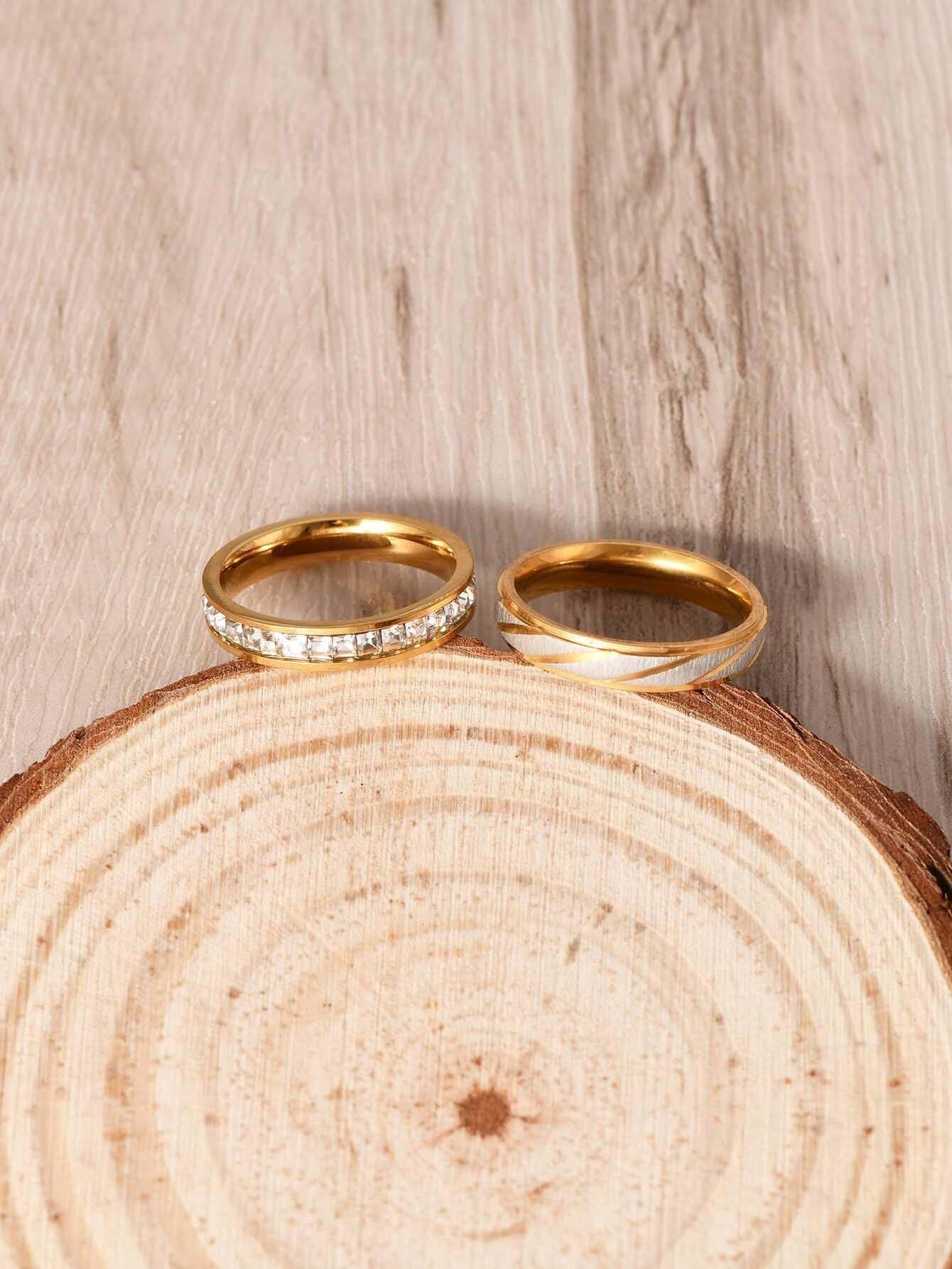 14956 1b-024 Anillos de moda 2 Pzas