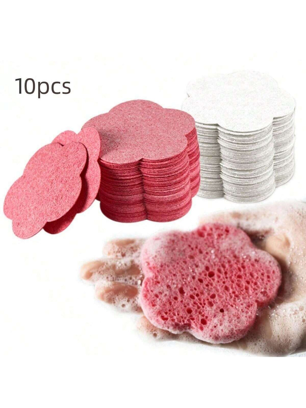 15445 1b-023 Esponjas faciales 10 Pzas