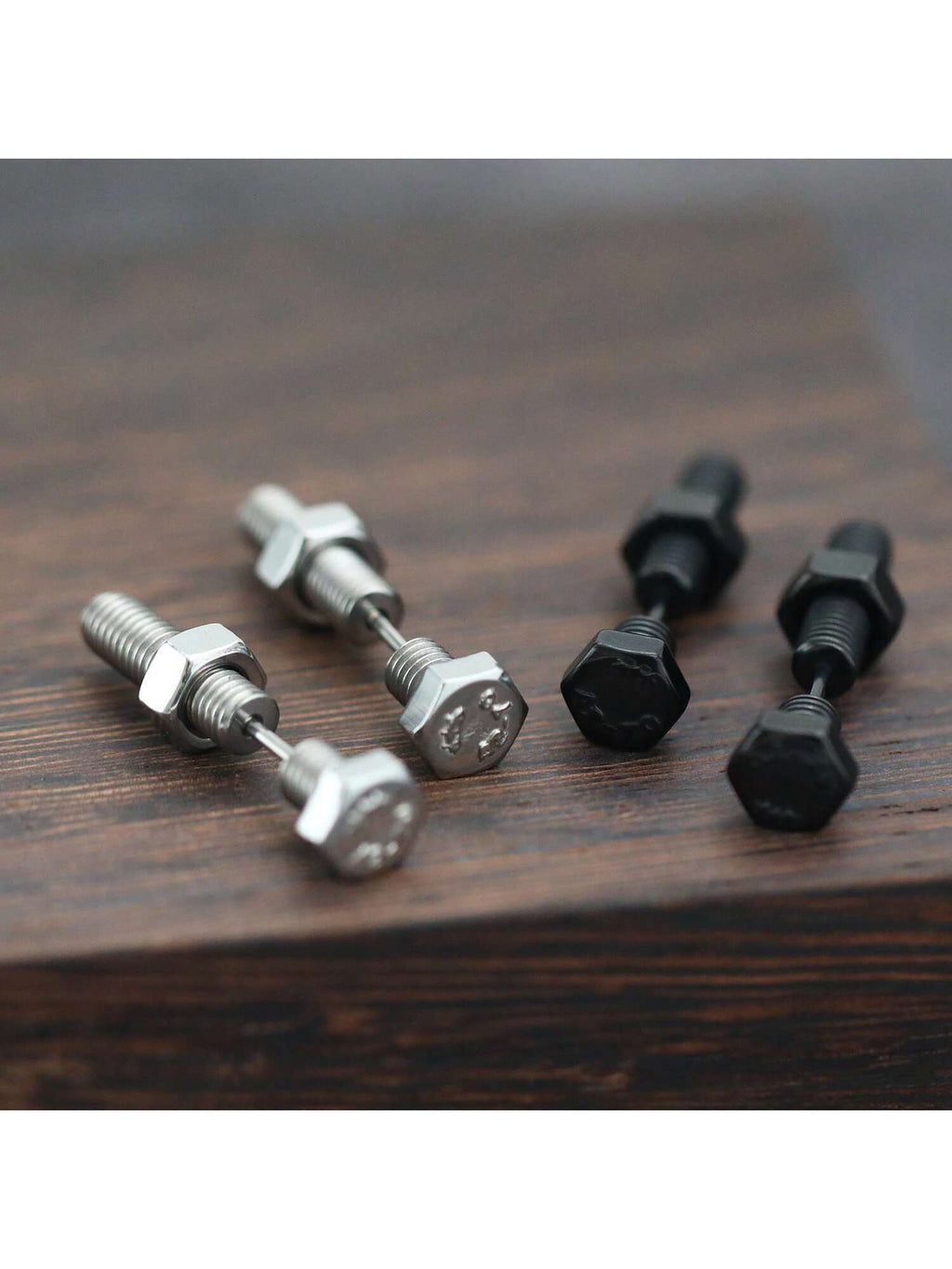 16069 1b-001 Pendientes estilo punk 2 Pares