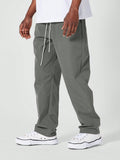 17512 1t-209 Pantalón de jogging recto de nailon 1 Pza