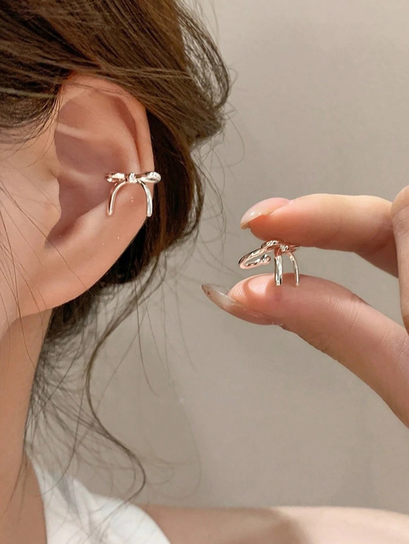 14327 1b-047 Pendientes minimalistas 1 Par