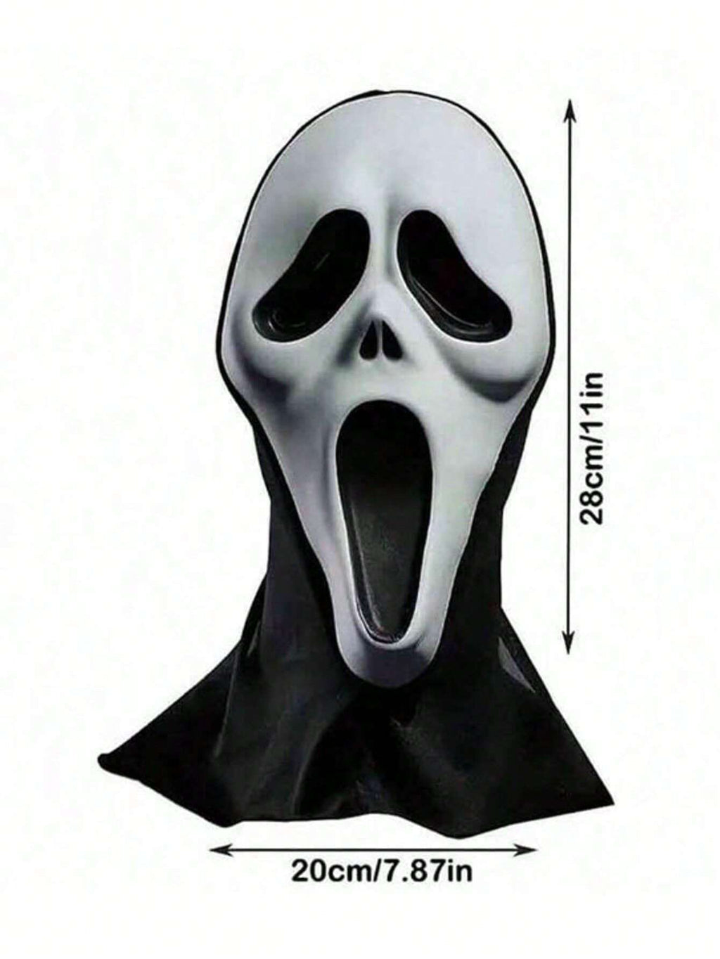 16107 1c-003 Máscara de calavera Halloween 1 Pza