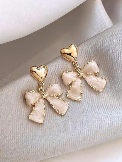 14962 1b-01-03 Aretes en forma de corazón 1 Par