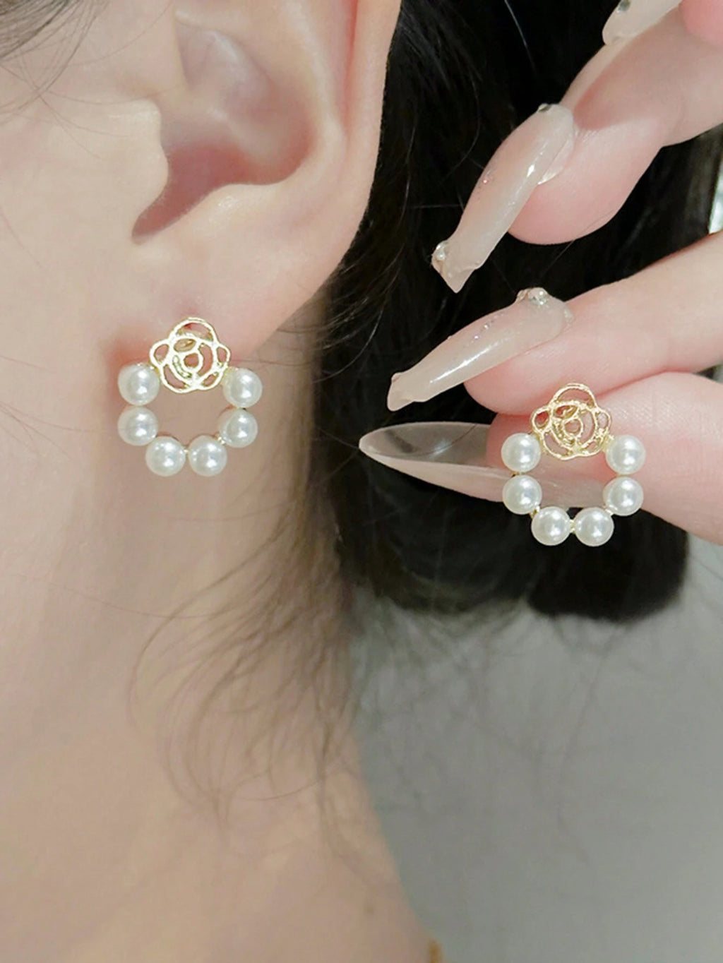 15118 1b-05-01 Pendientes elegantes 1 Par