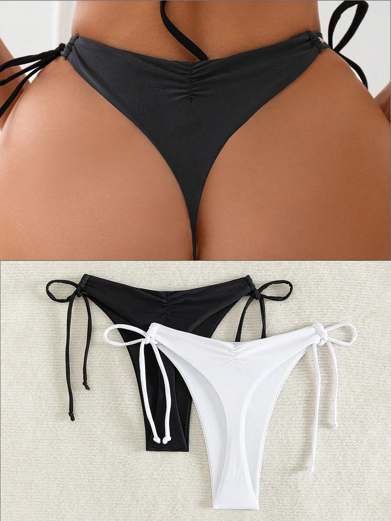 19492 id-117 Conjunto de bikini bajo 2 Pzas