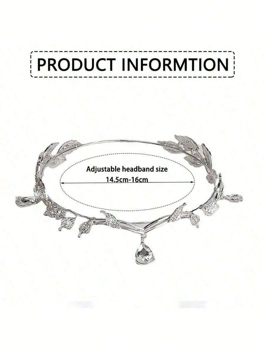 15869 1c-013 1 Diadema Hojas 1 Pza
