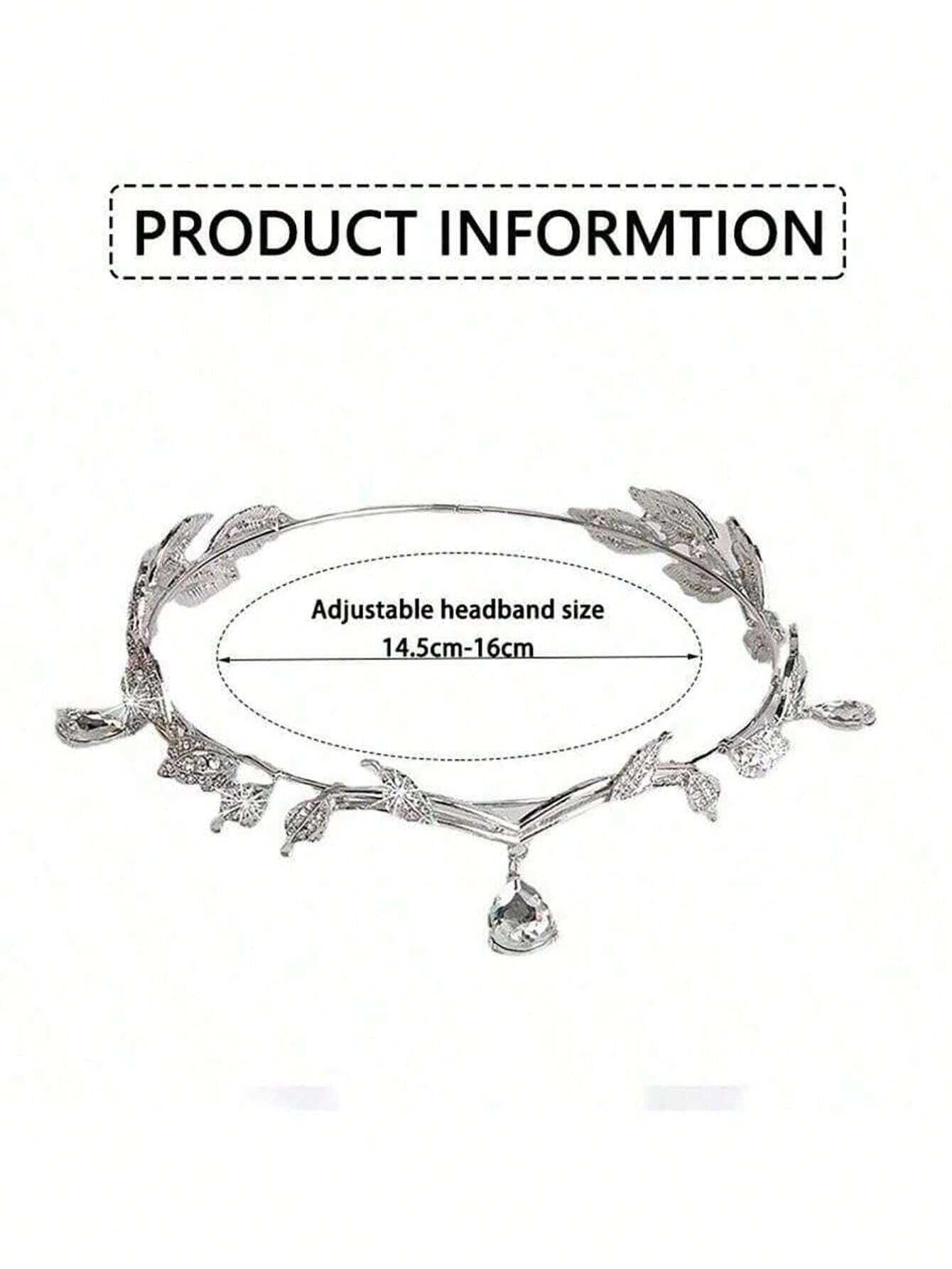 15869 1c-013 1 Diadema Hojas 1 Pza