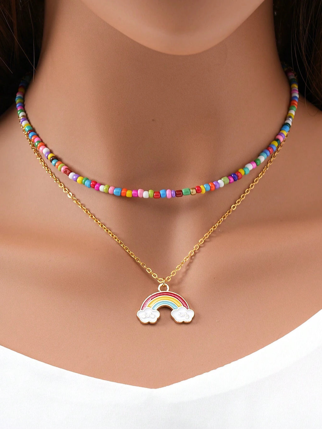 16406 1b-02-08 Collar Multicolor 2 Pzas