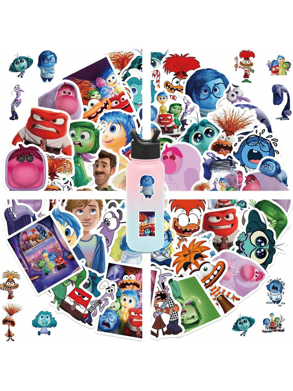 15490 1b-002 Pegatinas de la película Inside Out 50 Pzas