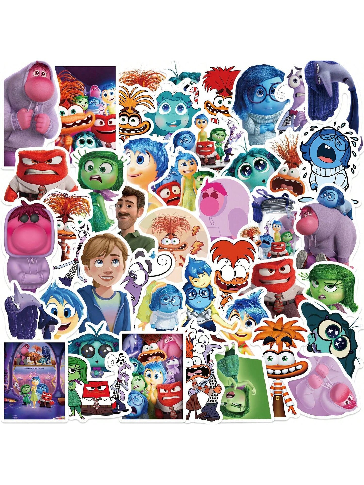 15490 2b-02-01 Pegatinas de la película Inside Out 50 Pzas