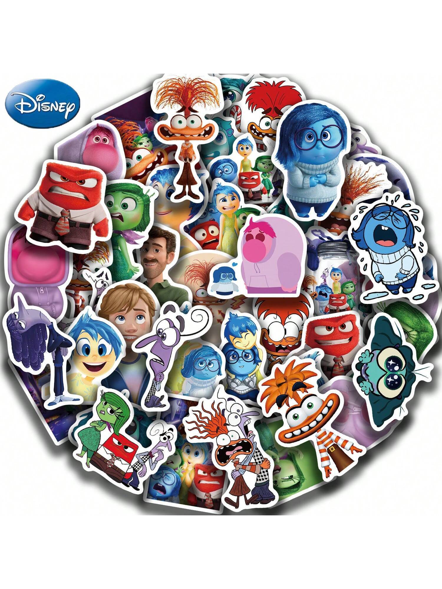 15490 1b-002 Pegatinas de la película Inside Out 50 Pzas