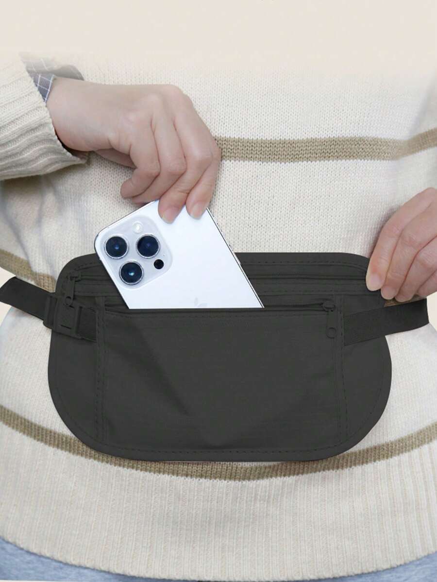 14589 1a-109 Bolsa de cintura antirrobo invisible para viajar 1 Pza