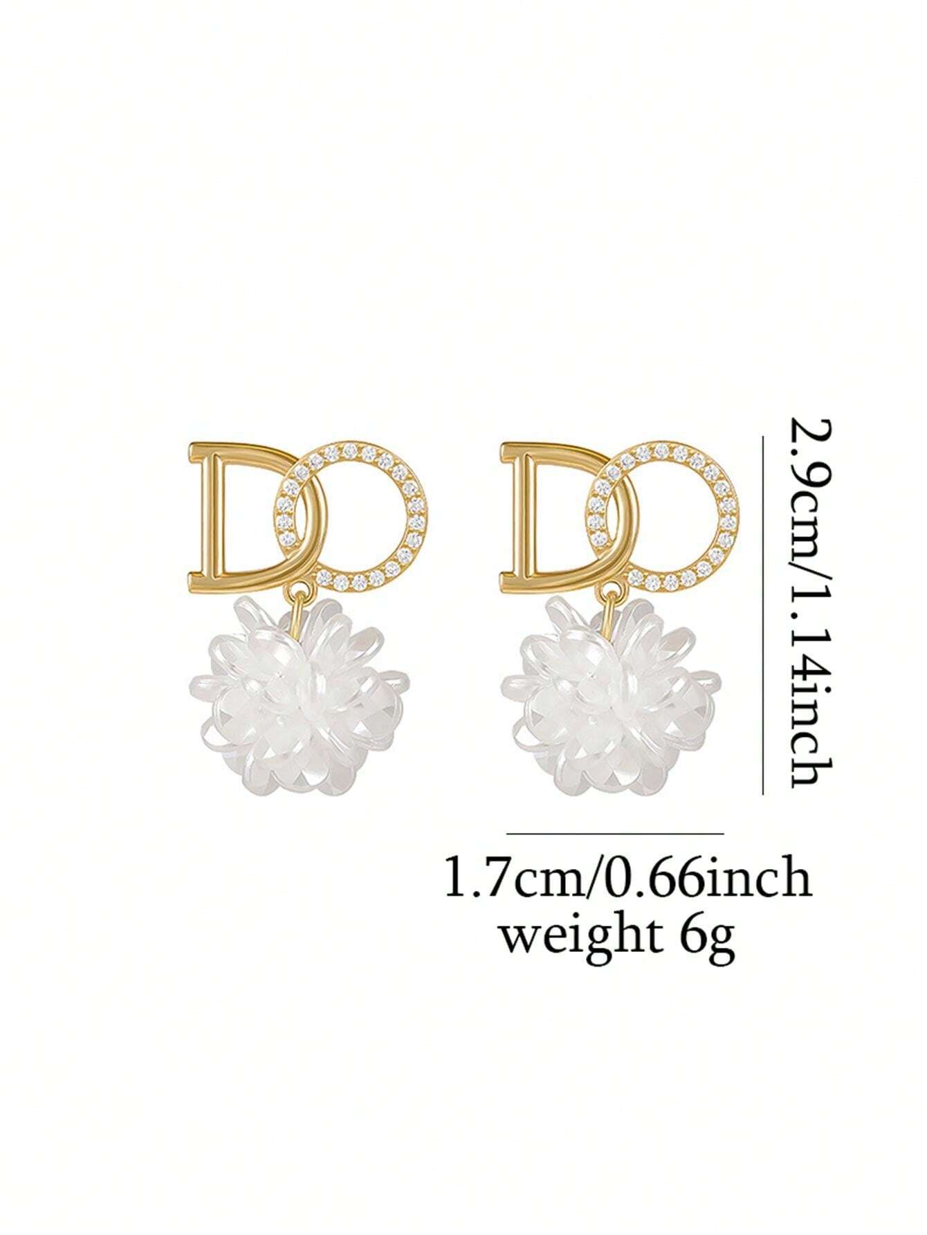 15137 1b-079 3 Pendientes Elegante 2 Pzas