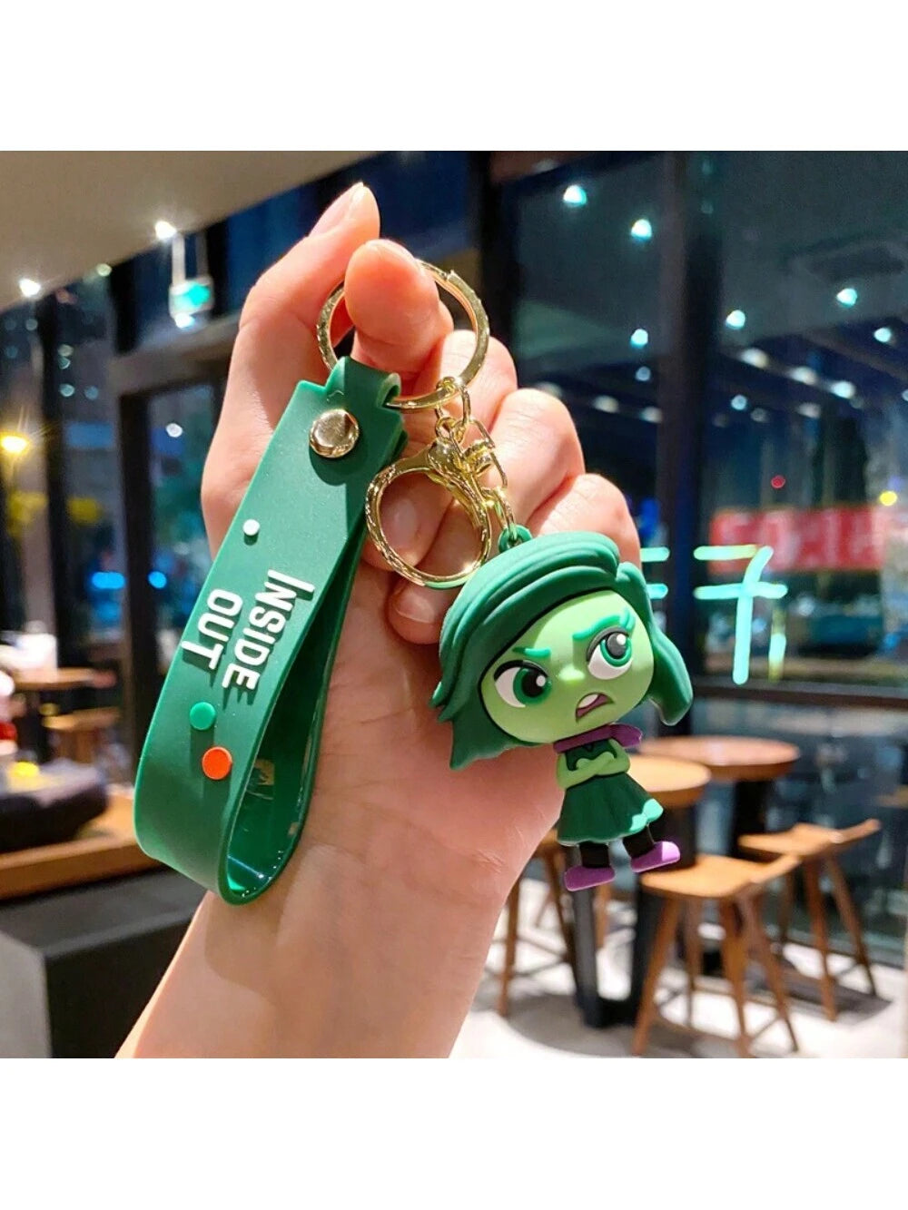 15260 1b-041 Llaveros de personajes de la película "Intensa-Mente" 1 Pza