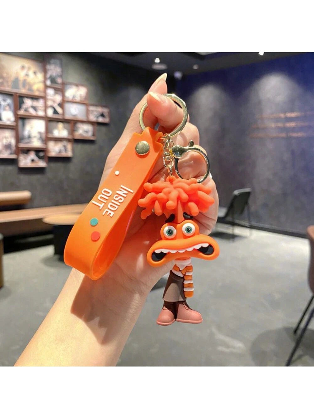 15260 1b-041 Llaveros de personajes de la película "Intensa-Mente" 1 Pza