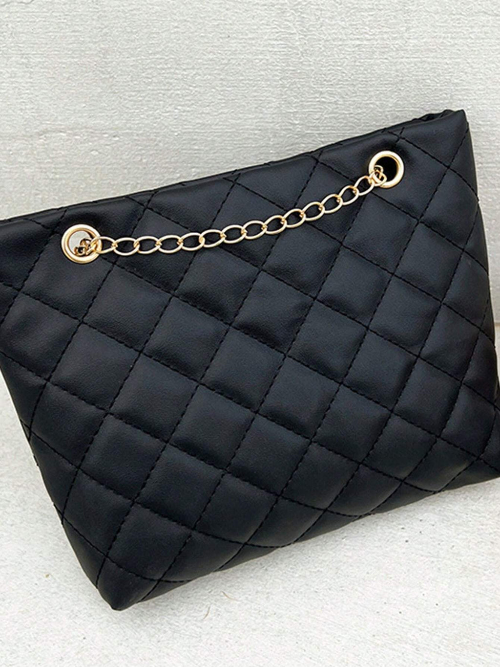 14949 1t-002 Bolso de hombro compacto de cadena con hebilla