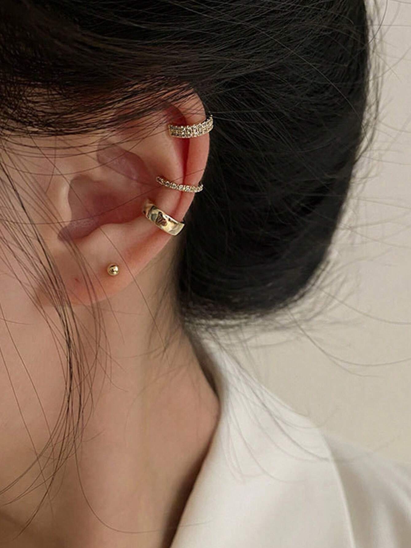 14336 1b-01-01 Pendientes forma de C 3 Pzas