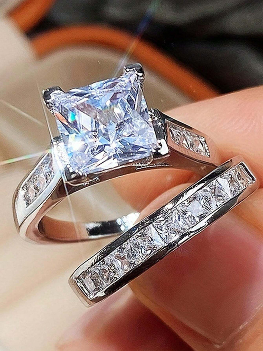 14998 1b-033 2 Anillo Lujoso 2 Pzas