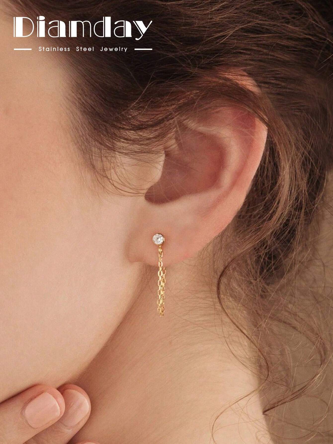 15141 1b-005 Pendientes con colgante 1 Par