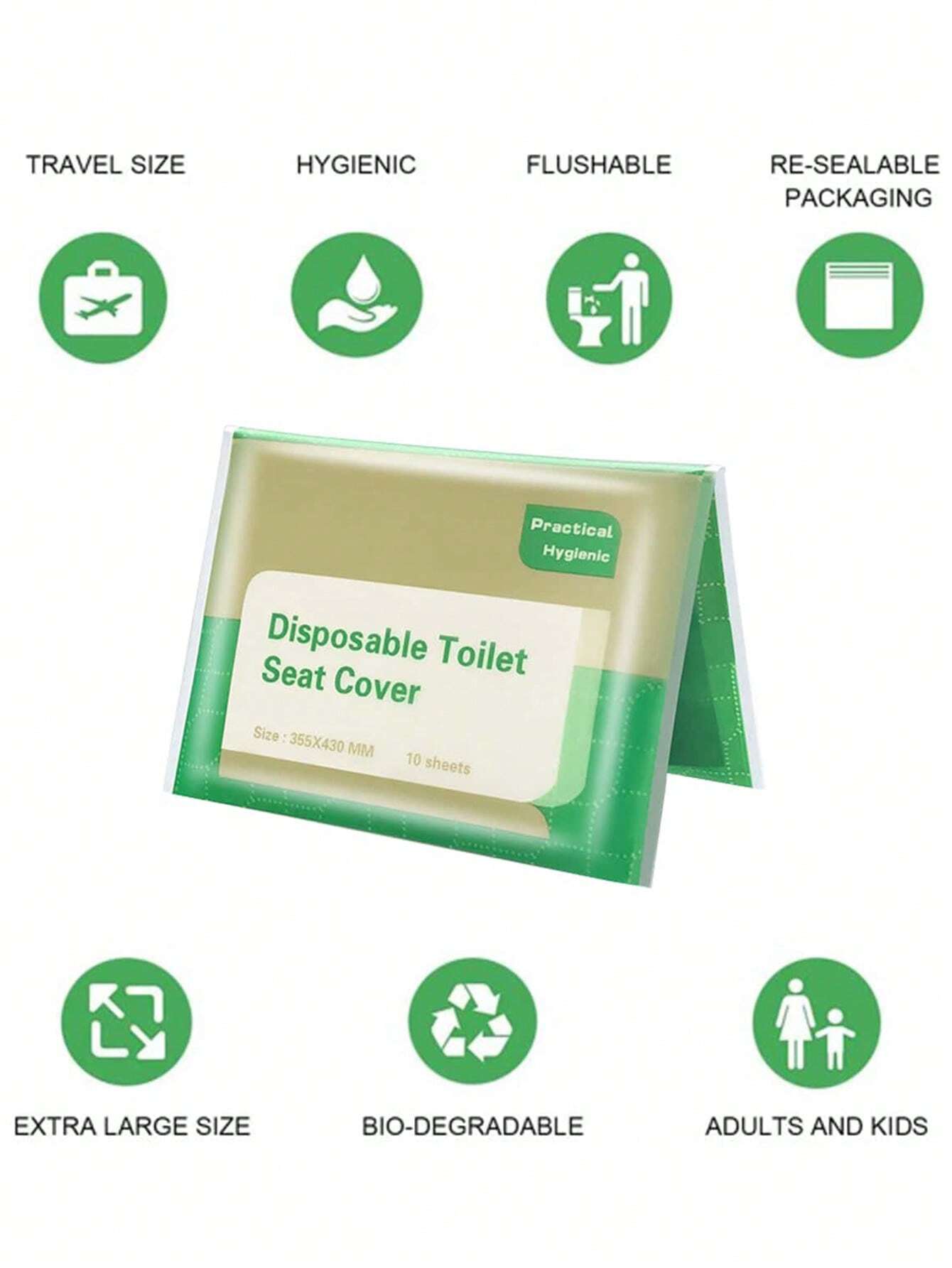 15318 1b-035 Cubierta para el inodoro 10 Pzas