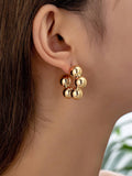 15143 1b-05-17 Pendientes curvo de lujo 2 Pzas