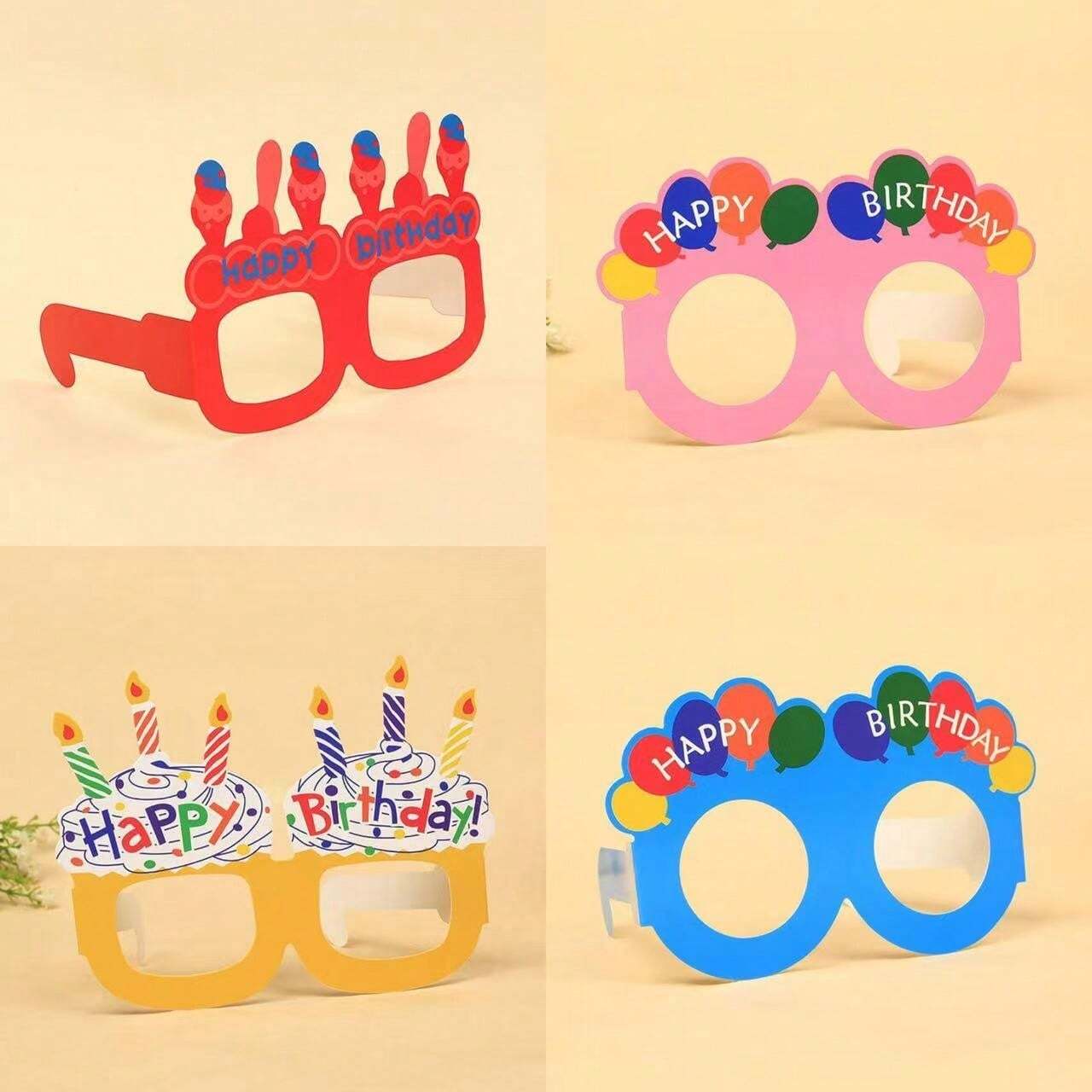 15882 1b-018 Gafas de cumpleaños 3 Pzas