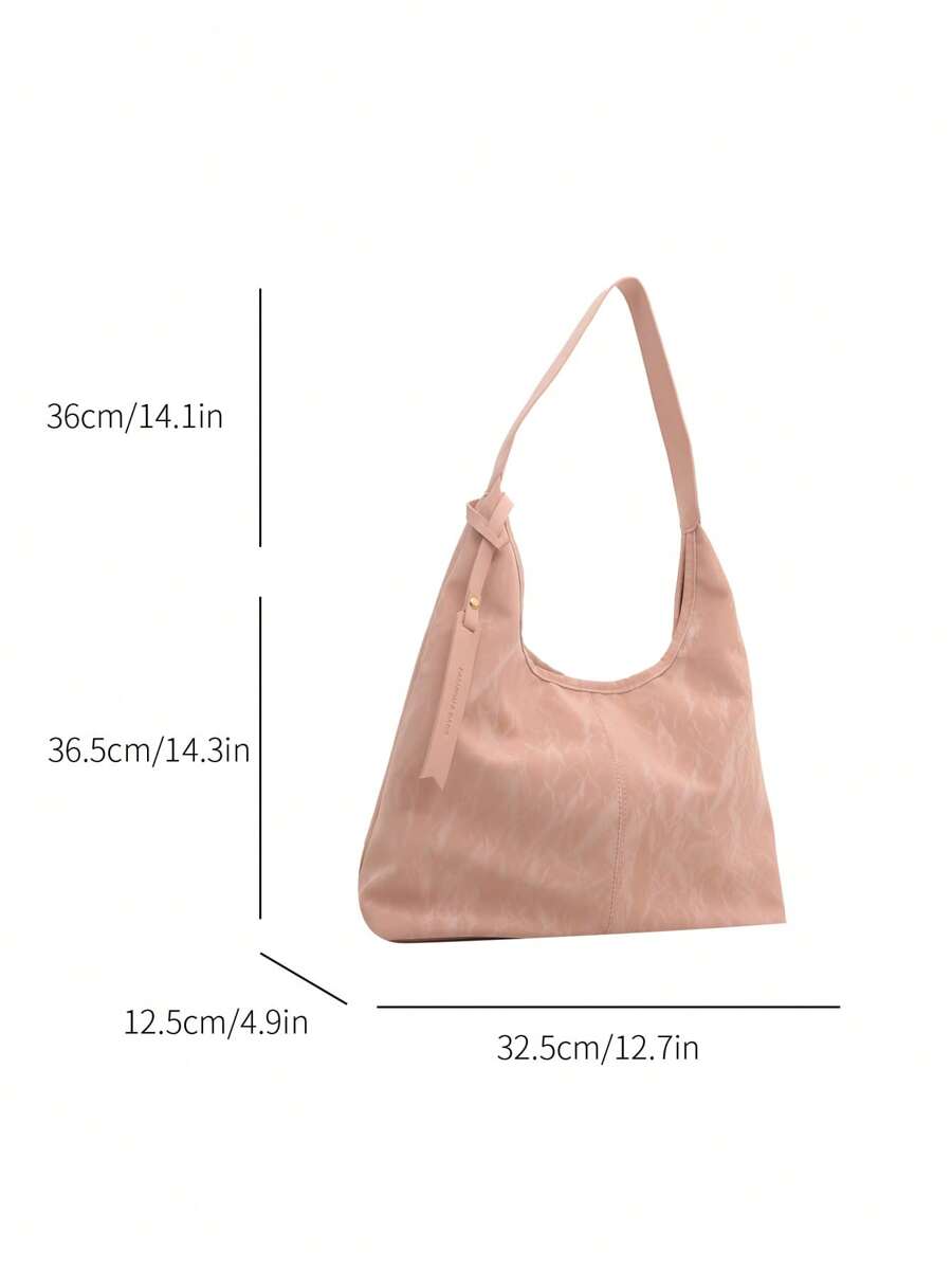 14945 1c-02-13 Bolsa de tote de gran capacidad de unicolor y versátil
