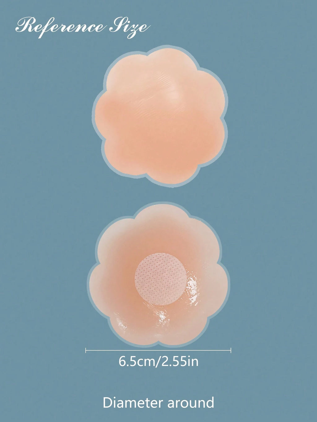 16509 1c-002 Cubrepezones circulares de silicona 12 Pzas