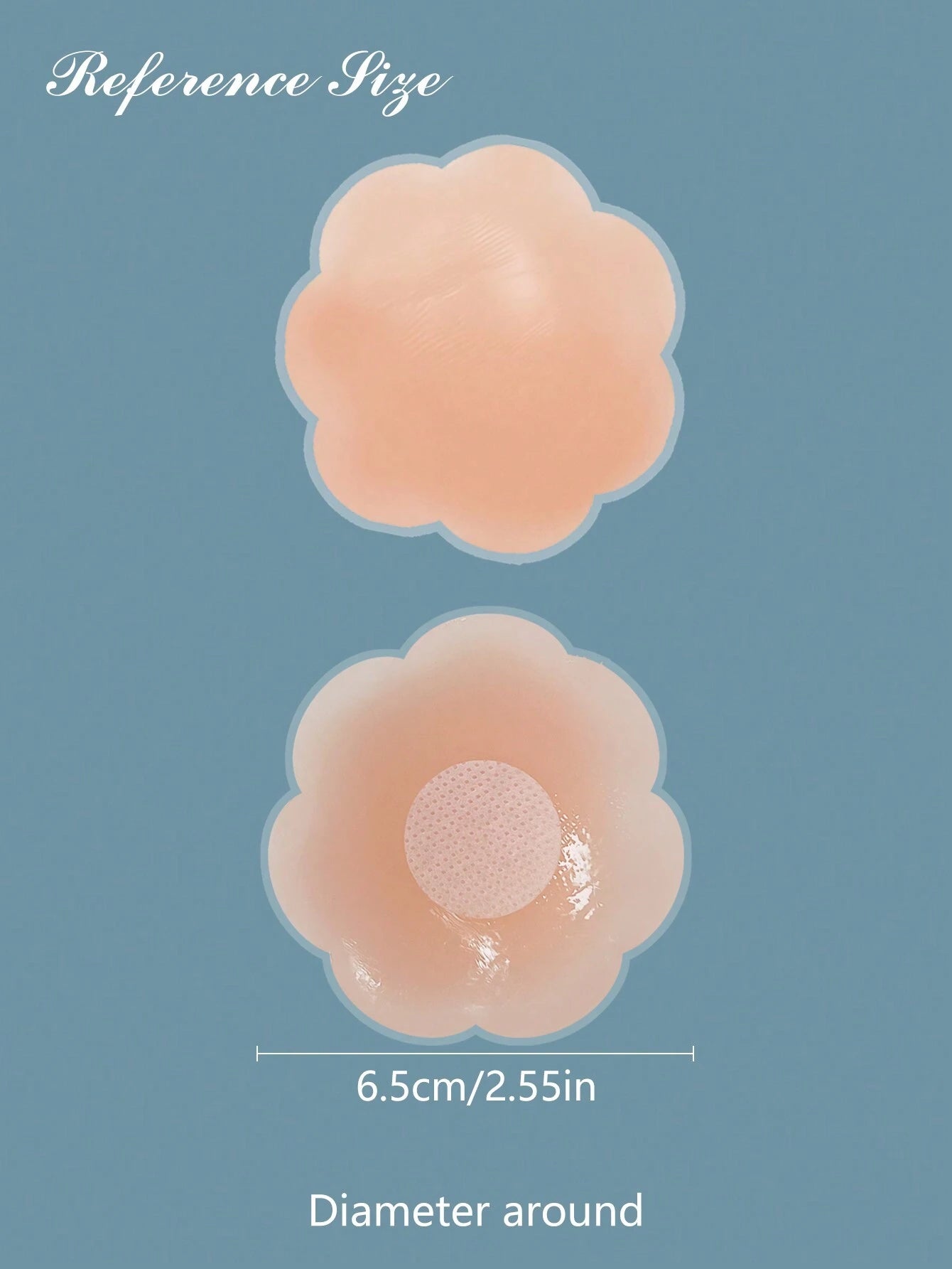 16509 1c-002 Cubrepezones circulares de silicona 12 Pzas