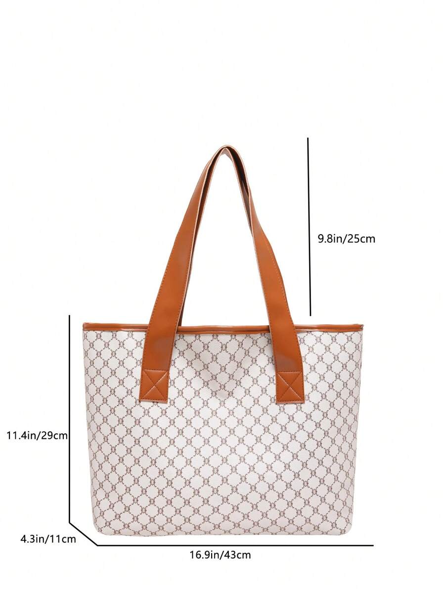14681 1c-03-13 bolsa de mano grande de estilo vintage con estampado floral