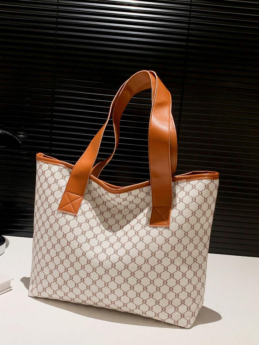 14681 1c-03-13 bolsa de mano grande de estilo vintage con estampado floral