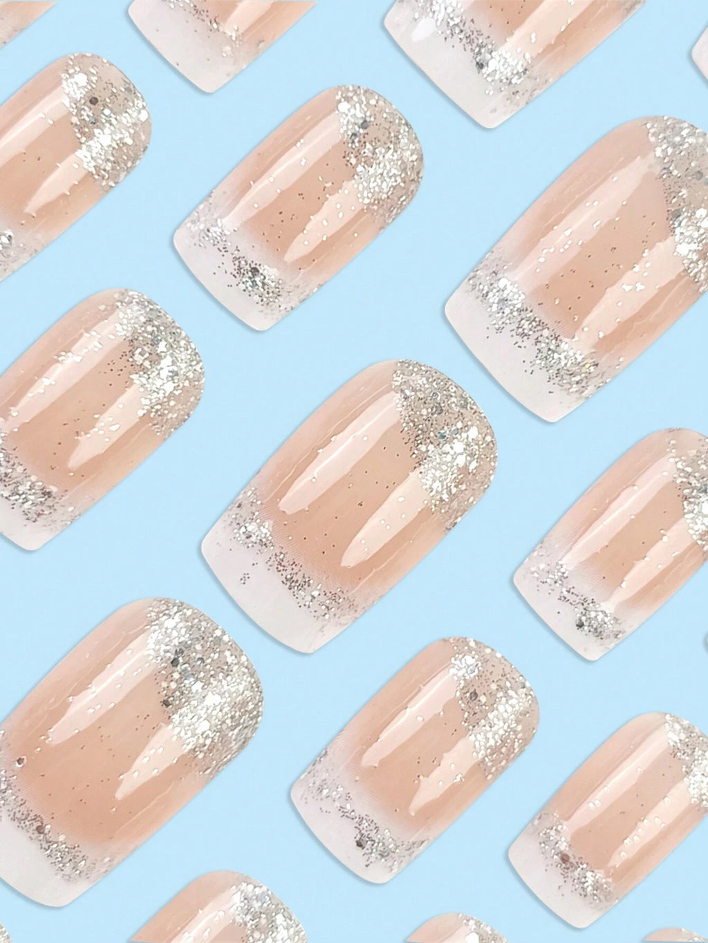 18548 1b-068 Juego de uñas postizas 10 Pzas