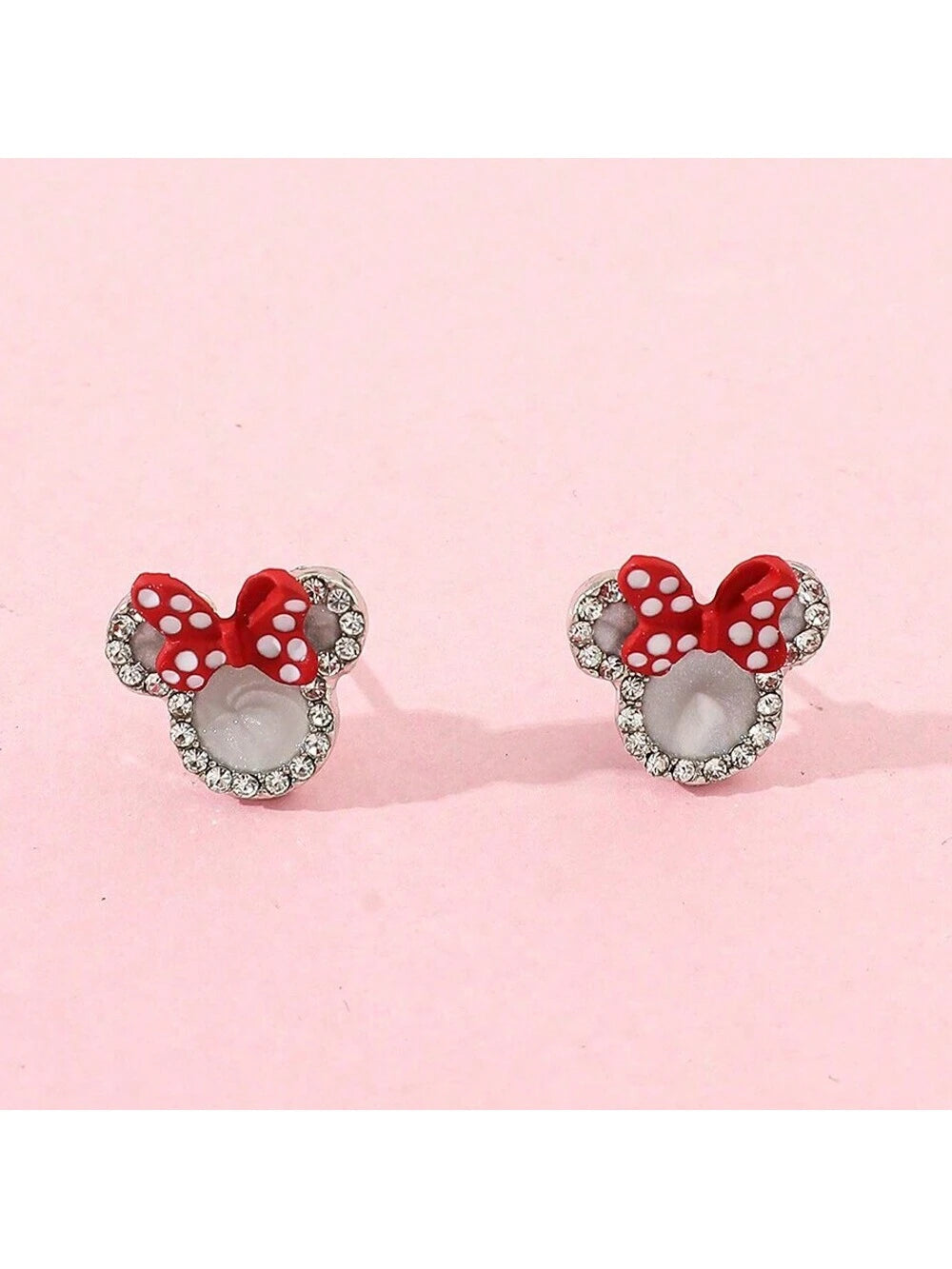 14330 1b-05-06 Aretes de Minnie Mouse 1 Par