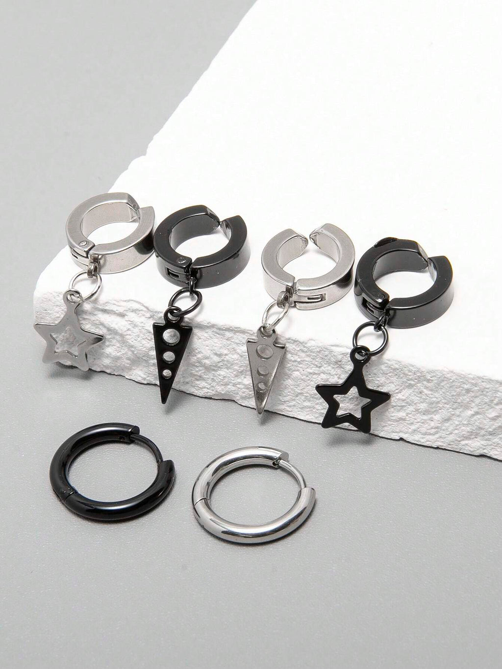 16078 1b-036 Pendientes Moda 6 Pzas