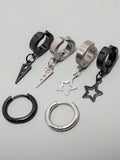 16078 1b-036 Pendientes Moda 6 Pzas