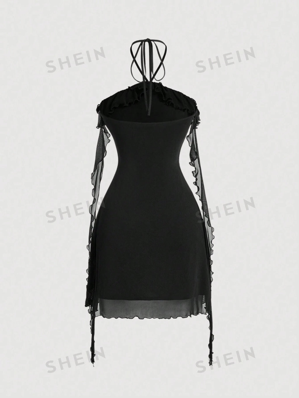 18209 1a-051 Vestido con cuello de halter 1 Pza